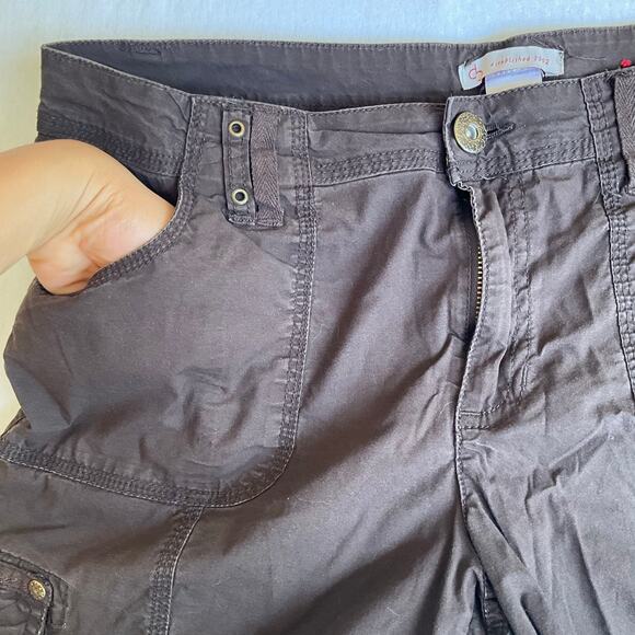 CB Mens Cargo Khaki Shorts size 10, Brown - Picture 6 of 9